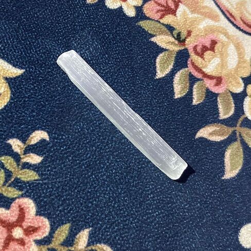 Wailam & Sis Selenite Crystal Wand, White Reiki Natural Healing Mineral, 2.7"-3.5", 1 Piece in Saudi Arabia