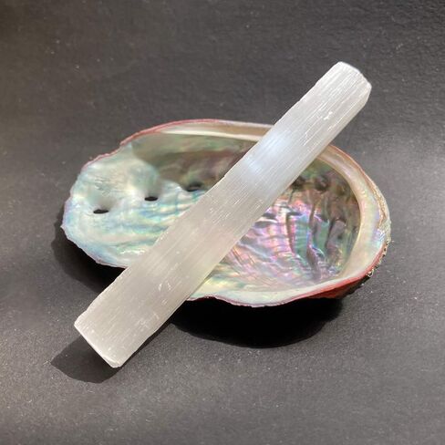 Wailam & Sis Selenite Crystal Wand, White Reiki Natural Healing Mineral, 2.7"-3.5", 1 Piece in Saudi Arabia
