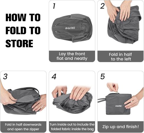G4Free 24L Packable Hiking Backpack Lightweight Foldable Small Sport Travel Daypack Water Resistant for Women Men in Saudi Arabia