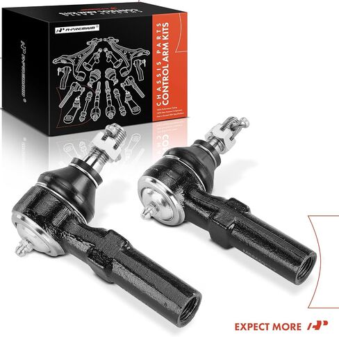 A-Premium 2 × أطراف قضيب ربط خارجي أمامي، متوافق مع Toyota Corolla 2009-2019، Matrix 2009-2013 in Saudi Arabia