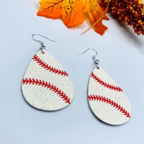 Baseball Earrings for Women - Baseball Jewelry - Baseball Accessories for Girls- Baseball Mom Earrings - Softball Mom Accessories in Saudi Arabia