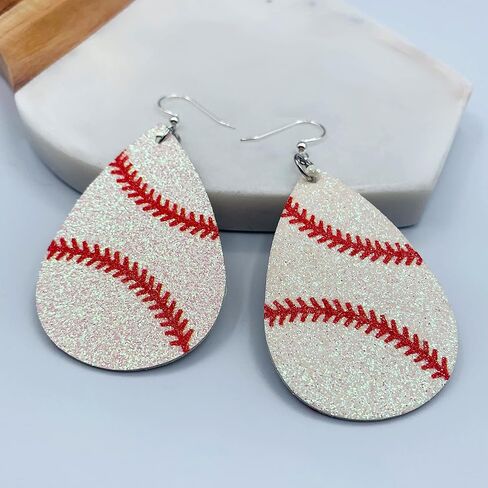 Baseball Earrings for Women - Baseball Jewelry - Baseball Accessories for Girls- Baseball Mom Earrings - Softball Mom Accessories in Saudi Arabia