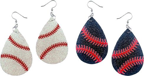 Baseball Earrings for Women - Baseball Jewelry - Baseball Accessories for Girls- Baseball Mom Earrings - Softball Mom Accessories in Saudi Arabia