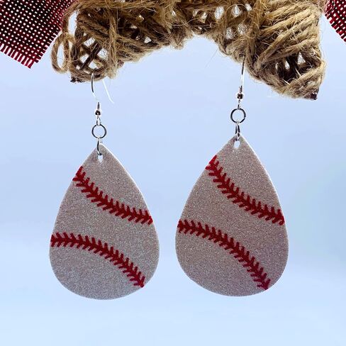 Baseball Earrings for Women - Baseball Jewelry - Baseball Accessories for Girls- Baseball Mom Earrings - Softball Mom Accessories in Saudi Arabia