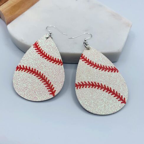 Baseball Earrings for Women - Baseball Jewelry - Baseball Accessories for Girls- Baseball Mom Earrings - Softball Mom Accessories in Saudi Arabia
