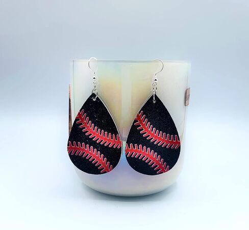 Baseball Earrings for Women - Baseball Jewelry - Baseball Accessories for Girls- Baseball Mom Earrings - Softball Mom Accessories in Saudi Arabia
