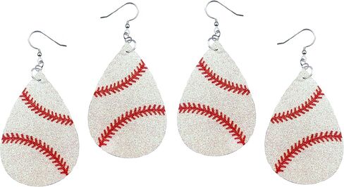 Baseball Earrings for Women - Baseball Jewelry - Baseball Accessories for Girls- Baseball Mom Earrings - Softball Mom Accessories in Saudi Arabia