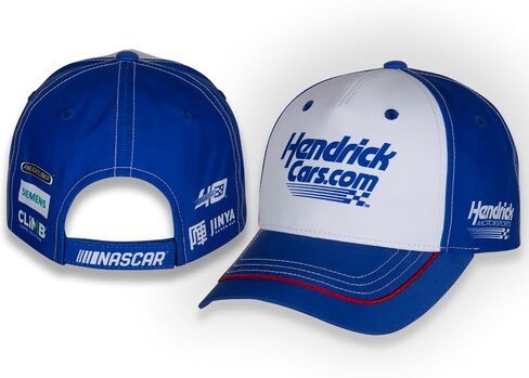 Kyle Larson #5 NASCAR 2024 Adult Uniform Pit Sublimated Blue Adjustable Hat in Saudi Arabia