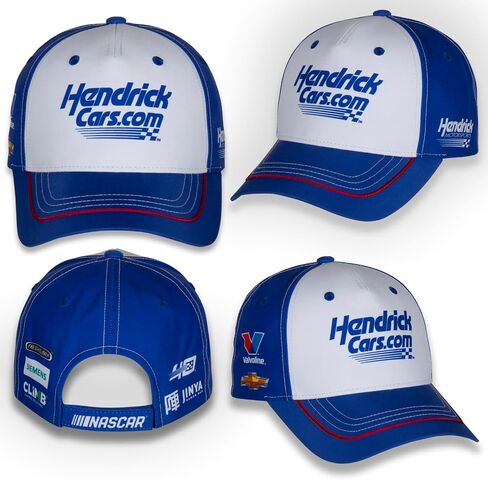 Kyle Larson #5 NASCAR 2024 Adult Uniform Pit Sublimated Blue Adjustable Hat in Saudi Arabia