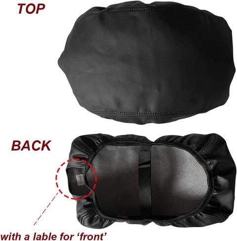 Center Console Cover for Nissan Maxima 2009-2014 Console Armrest Cover for Nissan Maxima 2009-2011 2012 2013 2014 Car Cushion Protector Pad (Black with Black Stitches) in Kuwait