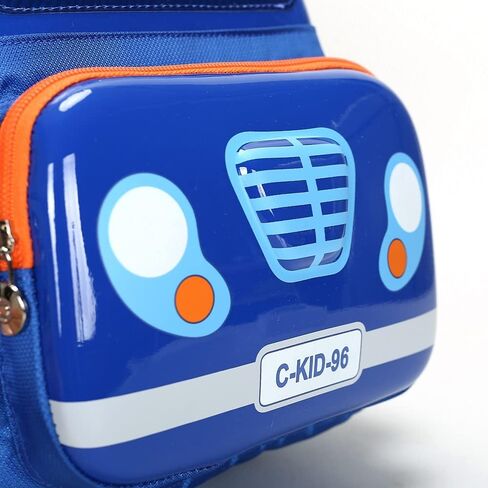 Personalized 3D-cartoon Bus Kids Preschool Backpack - Kindergarten Backpack for Boys, Small Bookbag for Toddlers (Ages 3-6) in Saudi Arabia
