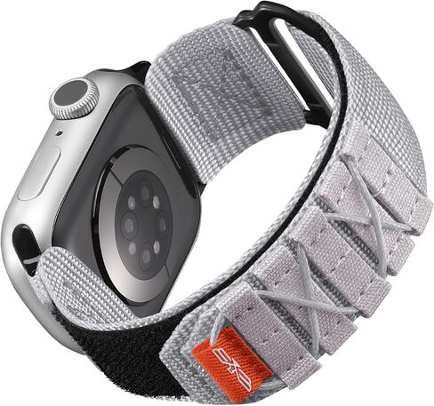 R-Nylon Band Compatible with Apple Watch Bands 44mm 45mm 49mm 42mm for Men, Rugged Tactical Militray Sport Loop Strap for iWatch Band Ultra 2 SE Series 9 8 7 6 5 4 3 2 1 in Saudi Arabia