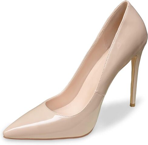 Women's Pointed Toe Stiletto High Heel Dress Pumps 5 Inch Sexy Heels Wedding Braidal Evening Party Shoes in Saudi Arabia
