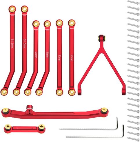 Aluminum High Clearance Steering Links Set for 1/24 Axial SCX24 Bronco/JLU/C10 Upgrade Parts in Saudi Arabia