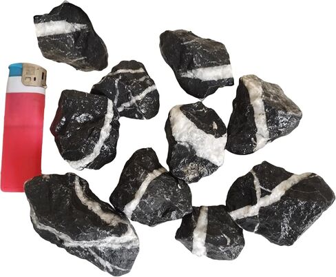 Carefully Selected Small Acid Wash Seiryu Stones,Boutique Seiryu Stones, PH Neutral Decorative Aquarium Rocks, seiryu Stone Aquarium Rock (1-2inch 20pcs) in Saudi Arabia