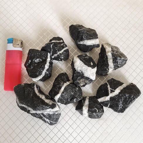 Carefully Selected Small Acid Wash Seiryu Stones,Boutique Seiryu Stones, PH Neutral Decorative Aquarium Rocks, seiryu Stone Aquarium Rock (1-2inch 20pcs) in Saudi Arabia