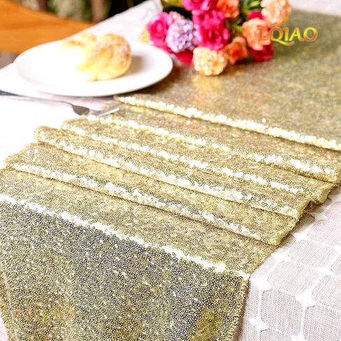 Sequin Table Runner Apple Green 2 Packs 12x72inches Glitter Runner Sparkly Runner Linen for Birthday Party Supplies Wedding Bachelorette Holiday Celebration Bridal Baby Shower Events in Saudi Arabia
