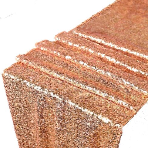 مفرش طاولة مزين بالترتر مقاس 30.48 × 108 سم، مفرش طاولة أحمر لامع لمستلزمات حفلات أعياد الميلاد وحفلات الزفاف والاحتفالات وديكورات المناسبات in Kuwait