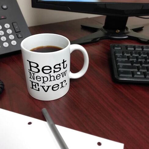 Gift for Nephew Best Nephew Ever Gift Coffee Mug Tea Cup White in Saudi Arabia
