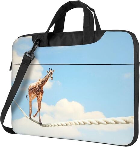 Laptop Bag Laptop Case Computer Bags Giraffe Walking On Rope Printed Padded Sleeve Cover for Women Men in Saudi Arabia