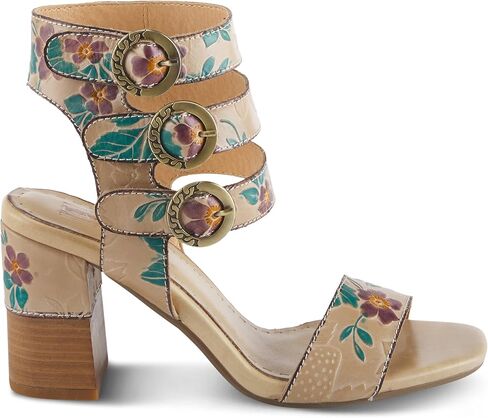 Spring Step L'Artiste Women's Rheba High Heel Sandal Beige Multi EU 40 / US 9 in Saudi Arabia