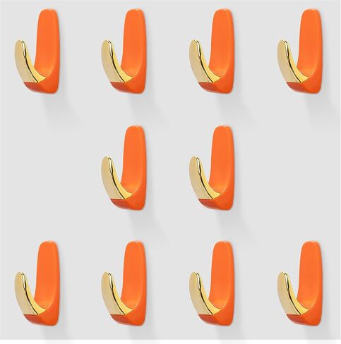 10 Pack Self Adhesive Hooks for Hanging Sticky Hooks Heavy Duty Wall Hangers Waterproof Sticky Holder Towel Hooks Wall Hook on Bathroom Kitchen Towel Robe Key Coat Bag Door（Grey） in Saudi Arabia