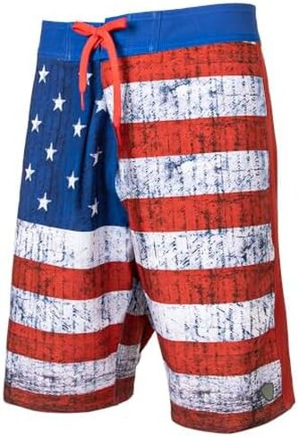 S A Company Men's 4-Way Stretch Board Shorts in Kuwait