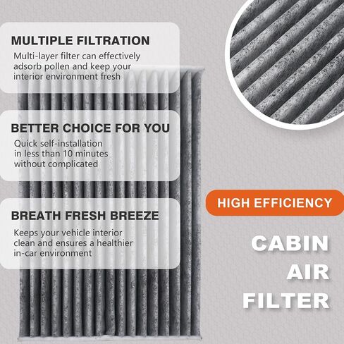 RUITO Cabin Air Filter Fits RT177 Cube (2009-2014), Juke (2011-2017), Leaf (2011-2023), Sentra (2013-2019), Replacement for CF11177, 27277-3DF0A, 27891-1FC0A, 27891-1FD0A in Saudi Arabia