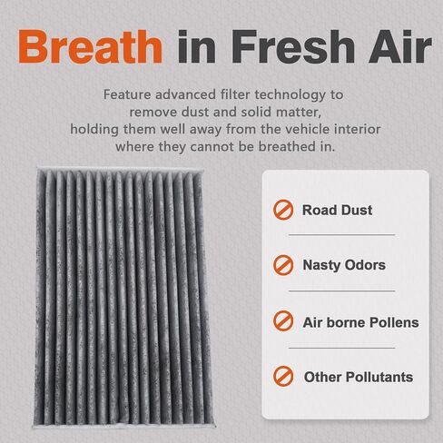 RUITO Cabin Air Filter Fits RT177 Cube (2009-2014), Juke (2011-2017), Leaf (2011-2023), Sentra (2013-2019), Replacement for CF11177, 27277-3DF0A, 27891-1FC0A, 27891-1FD0A in Saudi Arabia