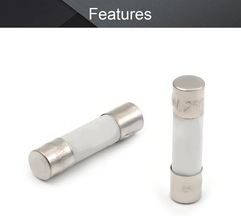 Fielect 5Pcs 250V 15Amp Fast Acting Ceramic Fuses 5mm x 20mm Ceramic Tube Fuses Fast Blow Ceramic Fuses in Saudi Arabia