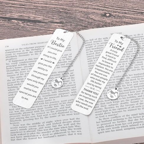 Bookmarks Gifts for Best Friends Her Valentines Day Gifts for Friend Friendship Gifts for Women International Friendship Day Gifts for Friends Women Inspirational Birthday Gifts for Best Friends 2 Pcs in Saudi Arabia