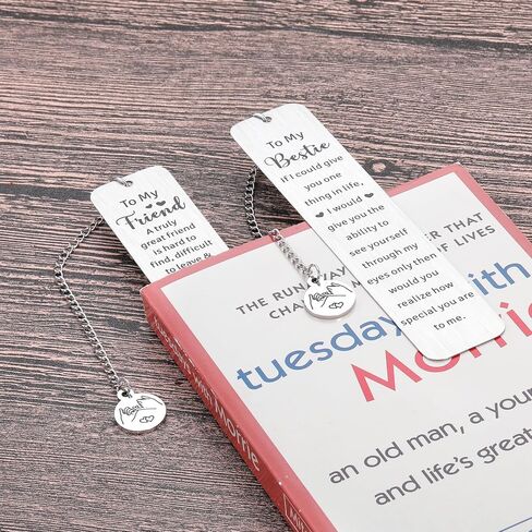 Bookmarks Gifts for Best Friends Her Valentines Day Gifts for Friend Friendship Gifts for Women International Friendship Day Gifts for Friends Women Inspirational Birthday Gifts for Best Friends 2 Pcs in Saudi Arabia