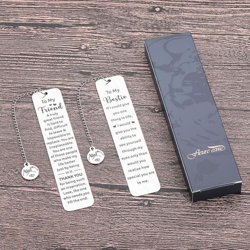 Bookmarks Gifts for Best Friends Her Valentines Day Gifts for Friend Friendship Gifts for Women International Friendship Day Gifts for Friends Women Inspirational Birthday Gifts for Best Friends 2 Pcs in Saudi Arabia