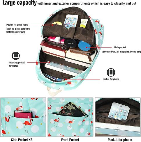 School Bag Set, Laptop Backpack Lunch Bag Pencil Case in Kuwait