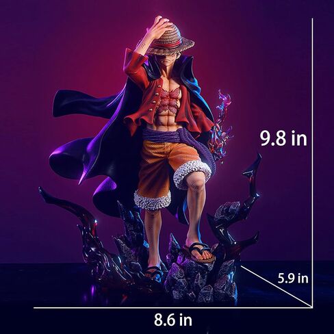 Luffy Figure, Anime Figure Collection Model Toy Action Figure Desktop Ornaments Birthday Gift in Saudi Arabia