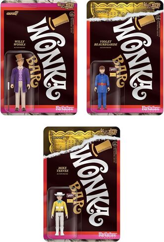 Super7 Willy Wonka and The Chocolate Factory Willy Wonka - 3.75" Willy Wonka Action Figure with Accessory Classic Movie Collectibles in Saudi Arabia