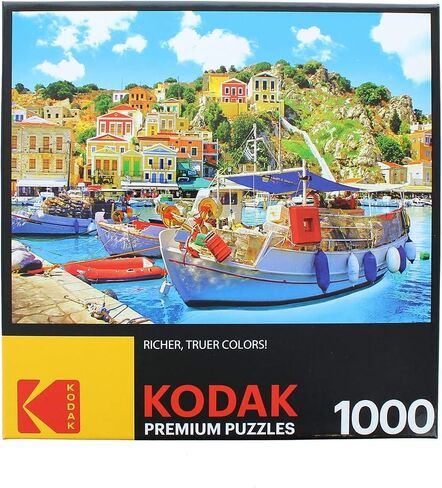 RoseArt - Kodak Premium - Sunset Balloons Over Tulip Field - 1000 Piece Jigsaw Puzzle for Adults in Kuwait
