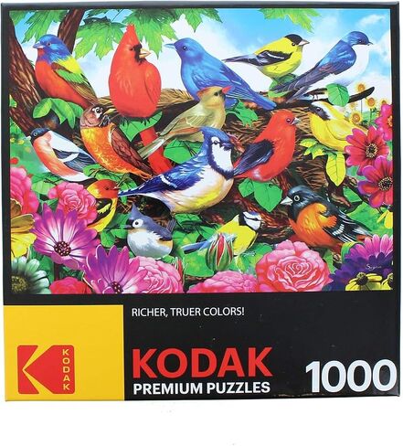 RoseArt - Kodak Premium - Sunset Balloons Over Tulip Field - 1000 Piece Jigsaw Puzzle for Adults in Kuwait