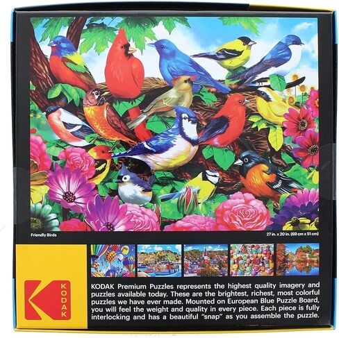 RoseArt - Kodak Premium - Sunset Balloons Over Tulip Field - 1000 Piece Jigsaw Puzzle for Adults in Kuwait