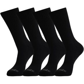 JOYNÉE Mens 4 Pack Winter Warm Thermal Cushion Merino Wool Crew Socks