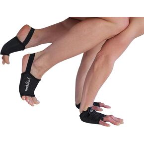YogaPaws Elite Padded Non Slip Yoga Gloves and Yoga Socks for Women and Men