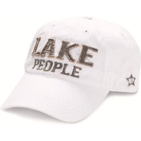 Pavilion Gift Company Lake People Adjustable Strap Cap