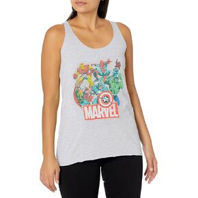 Marvel Women's Universe Heroes of Today Tri-Blend Racerback Layering Tank