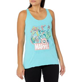 Marvel Women's Universe Heroes of Today Tri-Blend Racerback Layering Tank