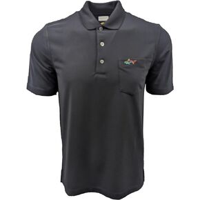 Greg Norman Men's Pique Shark Pocket Polo Shirt