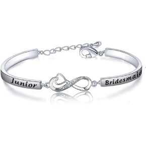 CHOORO Wedding Gift Junior Bridesmaid Bracelet Wedding Party Gifts for Junior Bridesmaids Maid of Honot Bracelet in Saudi Arabia