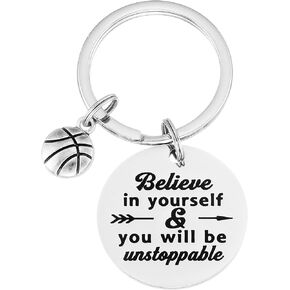 Basketball Keychain Gifts for Boys Men Women Player Team Basketball Key Chain