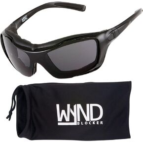 WYND Blocker Polarized Large Motorcycle Riding Sunglasses Sports Wrap Glasses