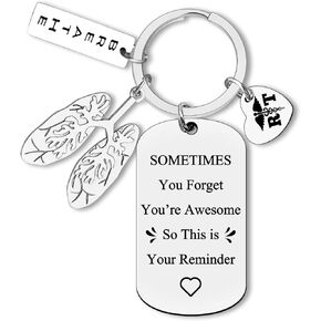 Respiratory Therapist Gift RT Keychain Inspirational Gift Respiratory Therapist Graduation Gift Radiology Technologist Gift Respiratory Care Week Respiratory Therapy Gifts Coworker Encouragement Gifts