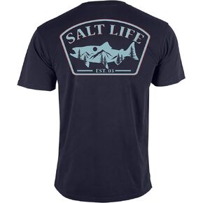 Salt Life Women's King Salmon Short Sleeve Classic Fit Shirt